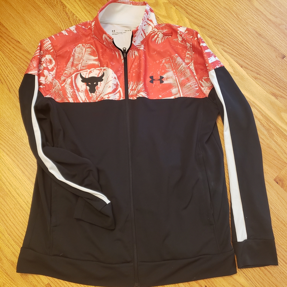 Under Armour Red and Black Athletic Jacket